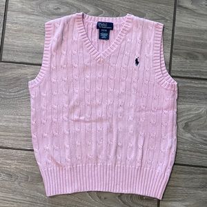 Ralph Lauren Sweater Vest / Pink 💕